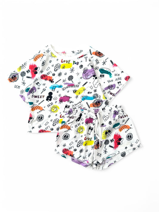 Girls Relaxed Fit Short - Printed